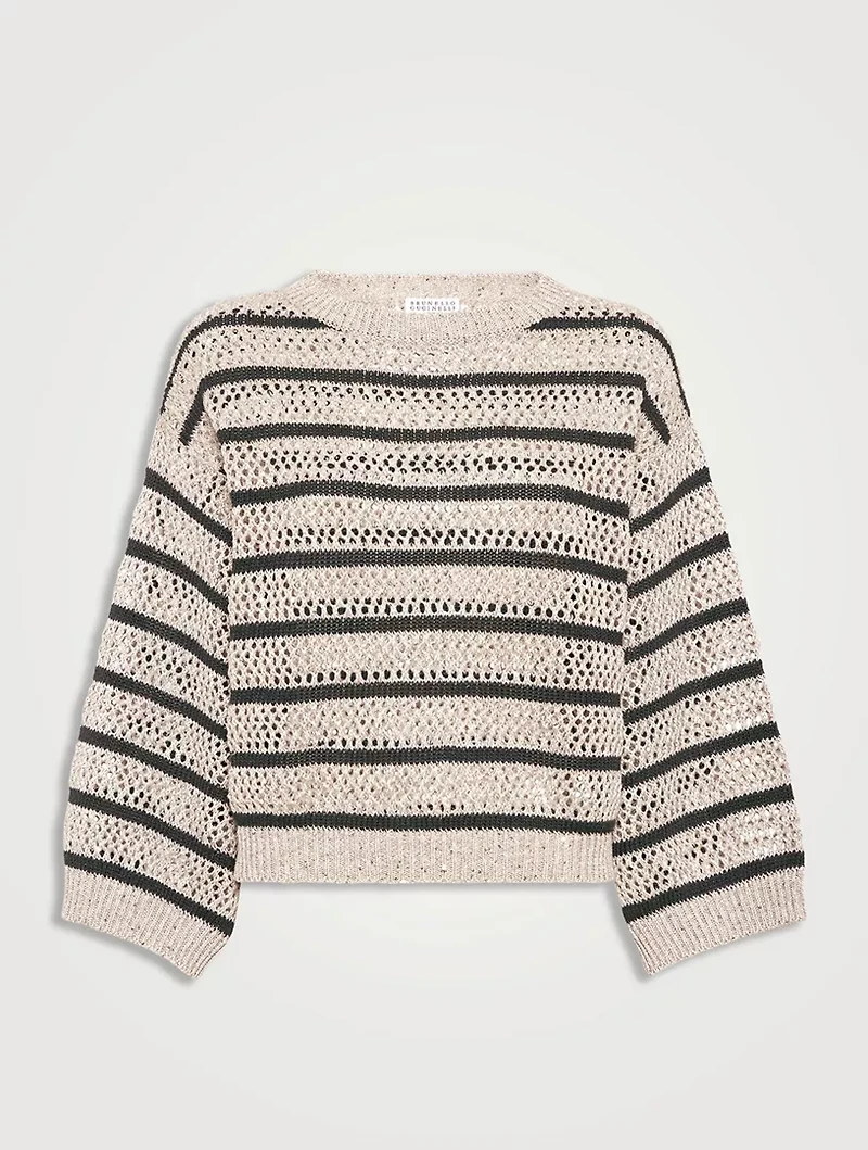 Dazzling Net Sweater