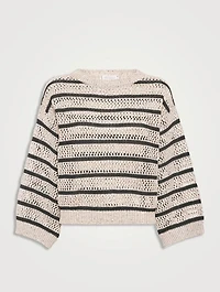 Dazzling Net Sweater
