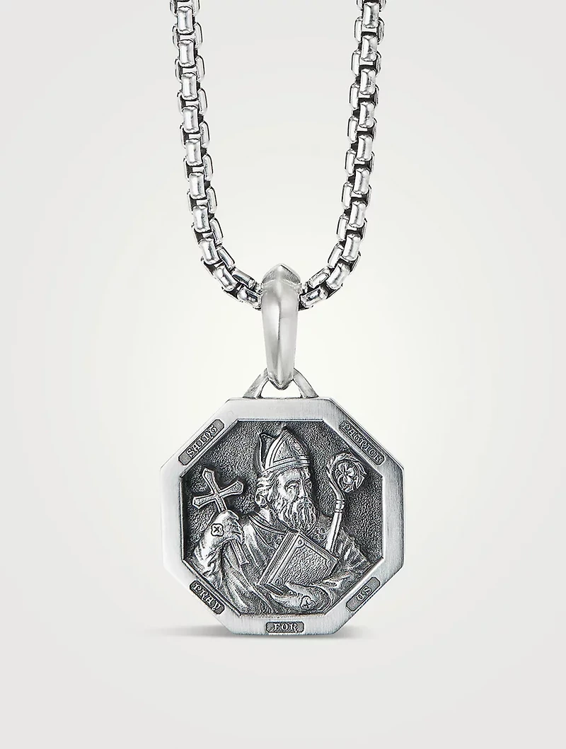 St. Patrick Amulet In Sterling Silver