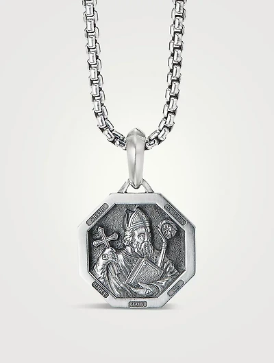 St. Patrick Amulet In Sterling Silver