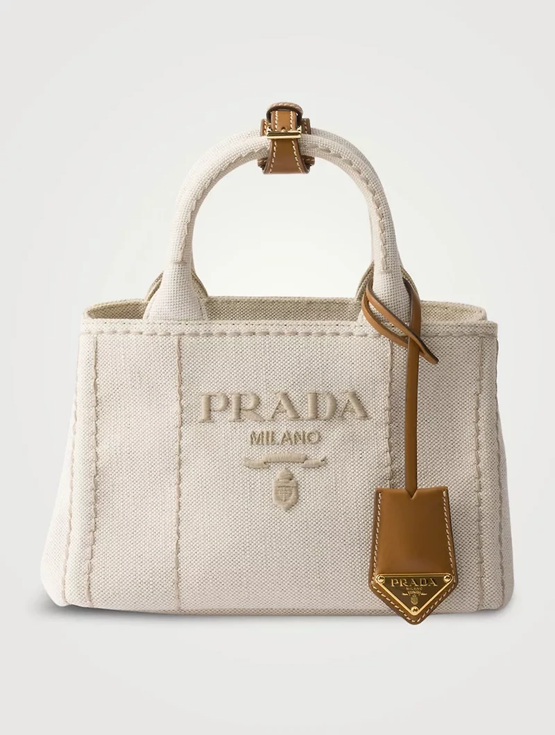 Prada Jardinière Linen Blend Mini-bag