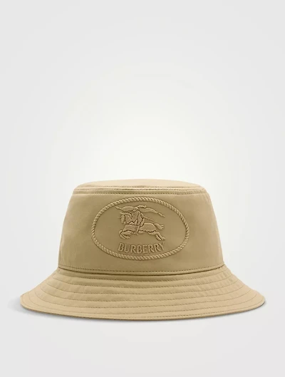 Knight Stamp Gabardine Bucket Hat