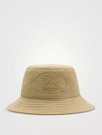 Knight Stamp Gabardine Bucket Hat