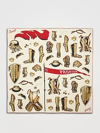 Knight Armour​ Silk Scarf