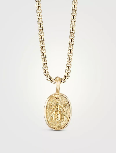 Petrvs® Bee Amulet In 18k Yellow Gold