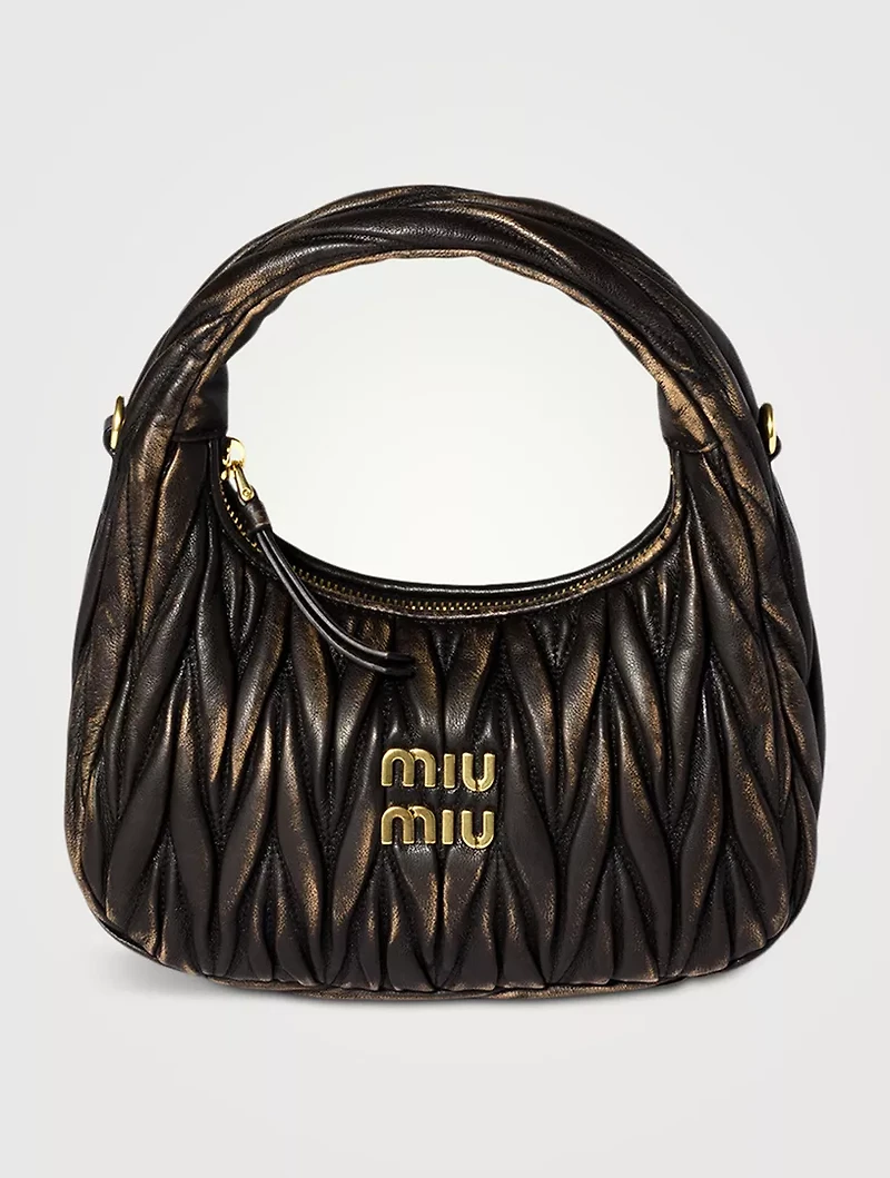 Wander Matelassé Nappa Leather Bag
