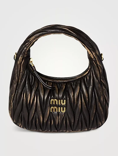 Wander Matelassé Nappa Leather Bag