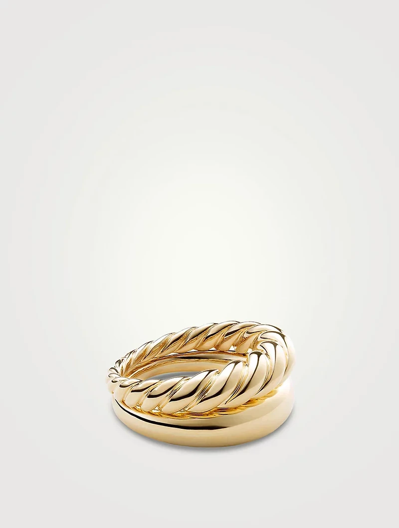 Pure Form® Stack Rings 18k Yellow Gold