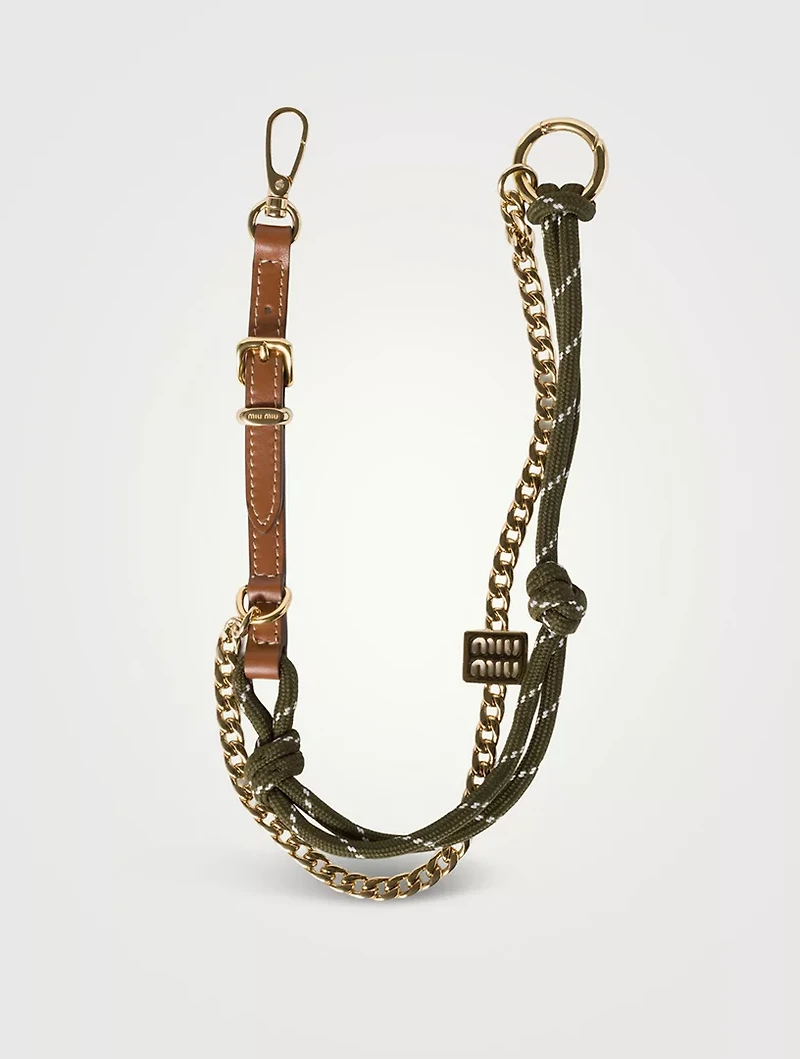 Leather, Cord And Metal Trick