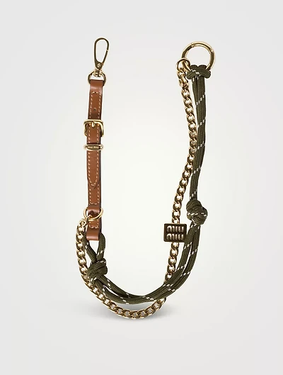 Leather, Cord And Metal Trick