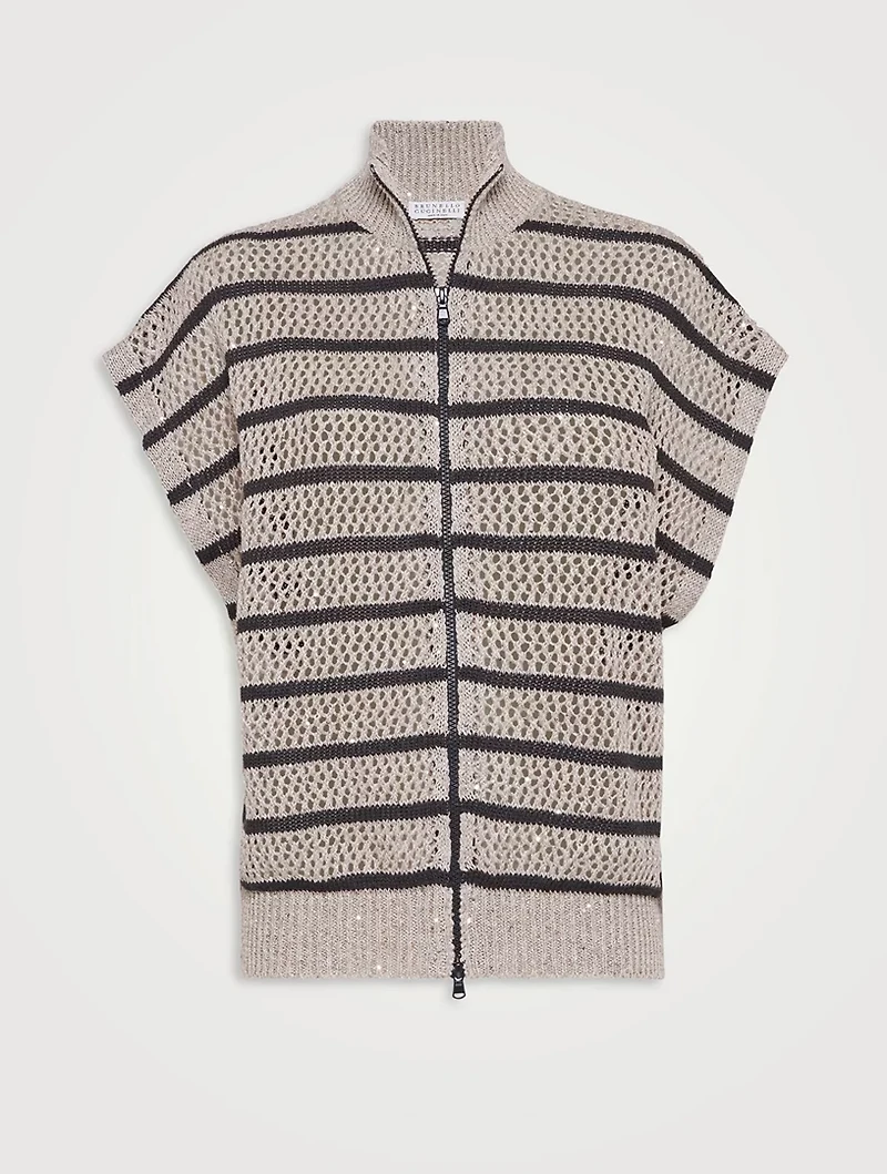 Dazzling Net Cardigan