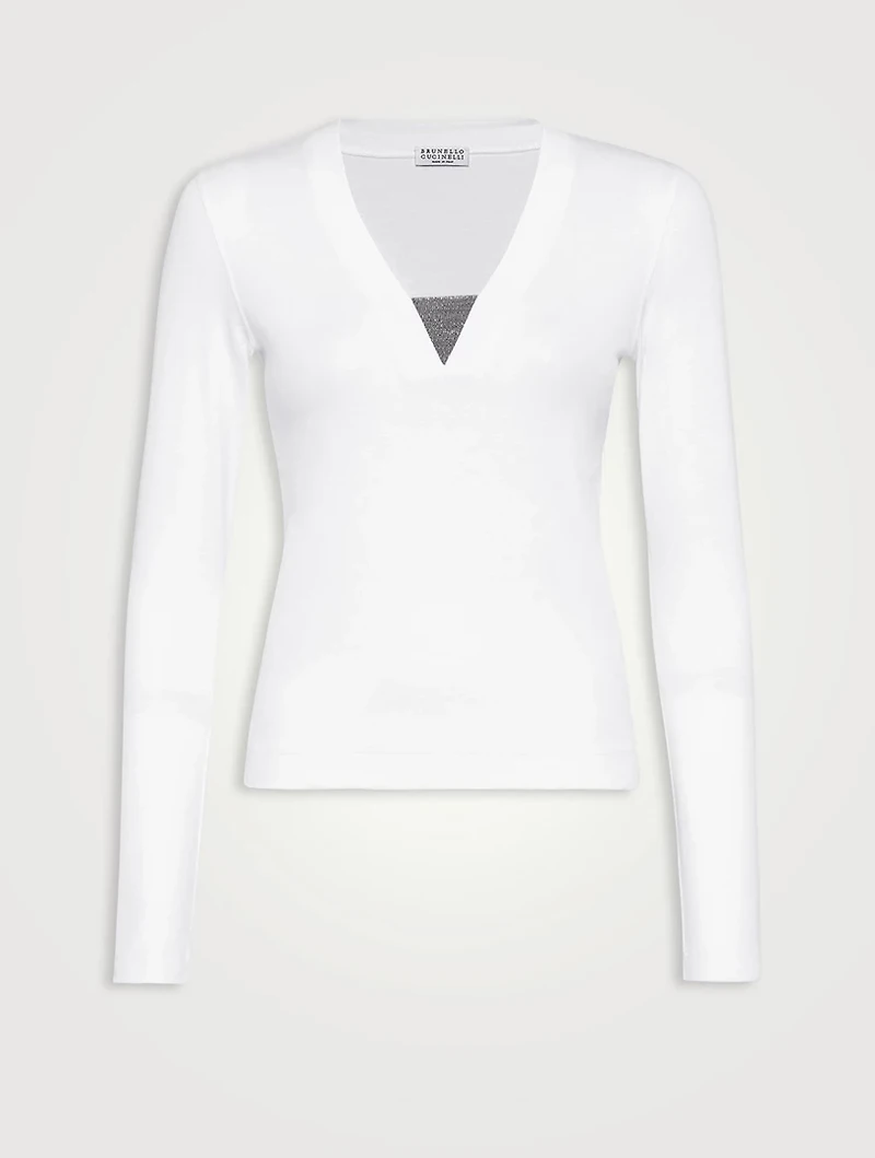 Ribbed Jersey T-shirt