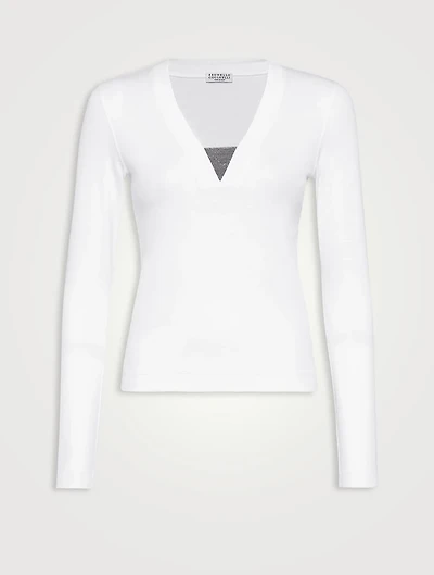 Ribbed Jersey T-shirt