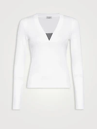 Ribbed Jersey T-shirt