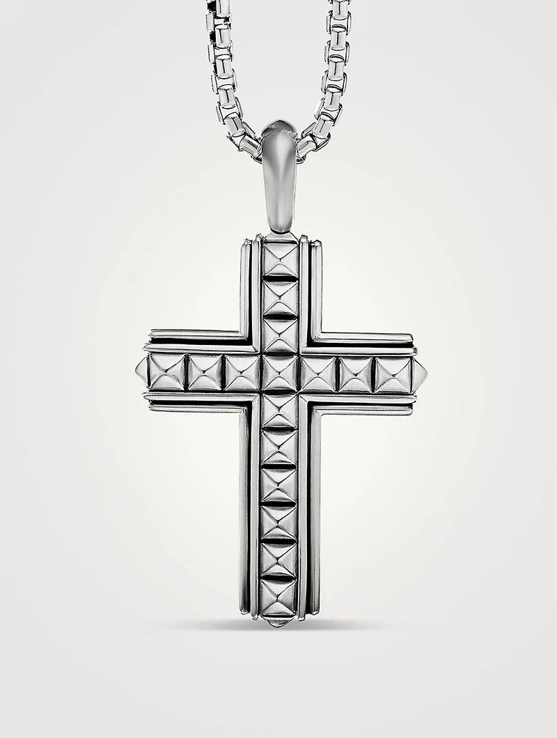 Pyramid Cross In Sterling Silver