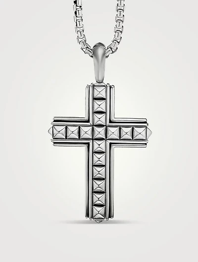Pyramid Cross In Sterling Silver