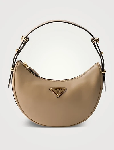 Prada Arqué Small Leather Shoulder Bag