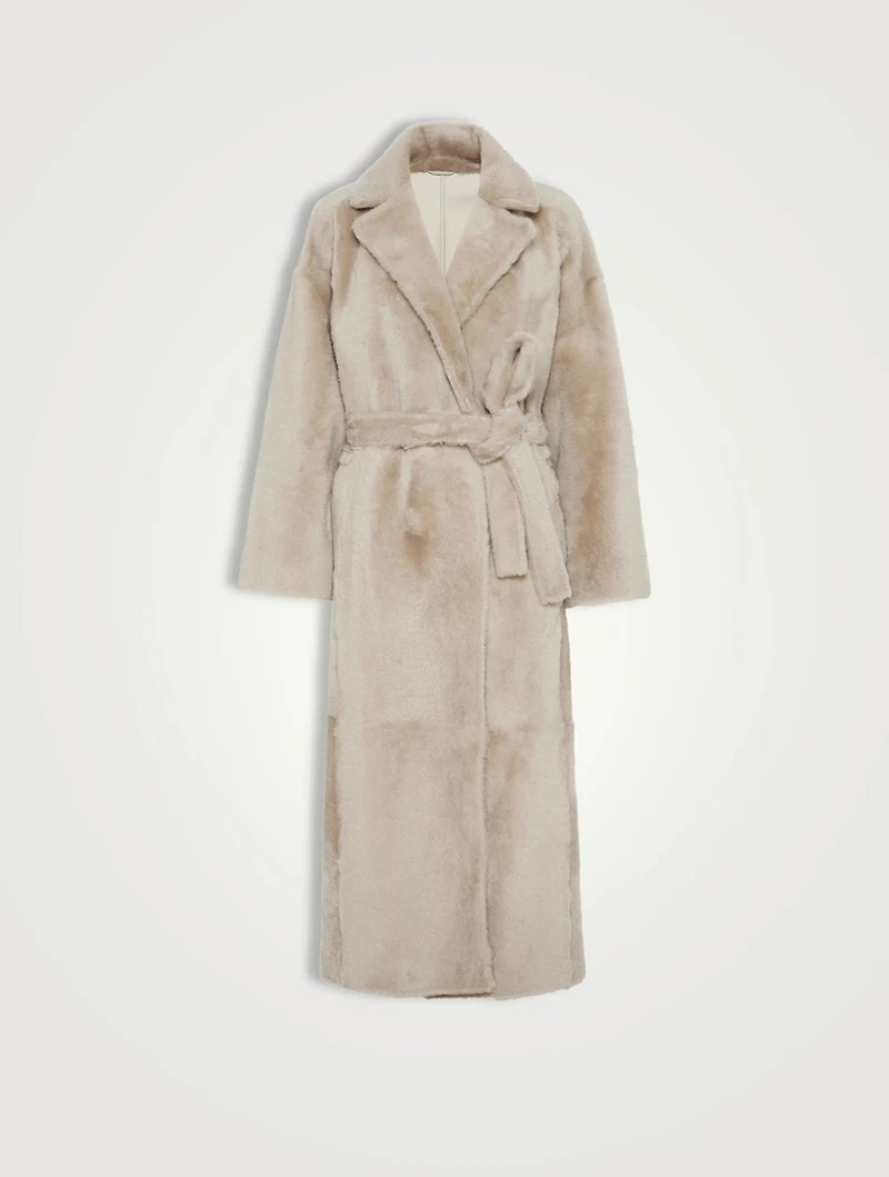 Reversible Shearling Coat