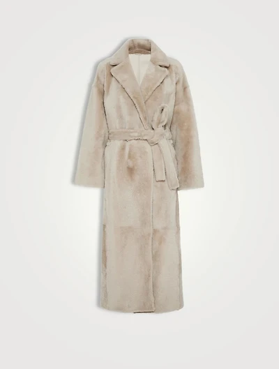 Reversible Shearling Coat
