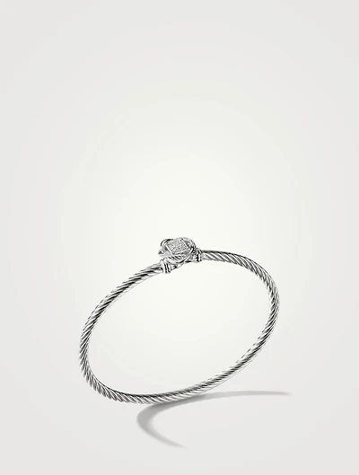 Infinity Bracelet Sterling Silver With Pavé Diamonds