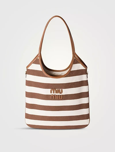 Ivy Canvas And Leather Bag