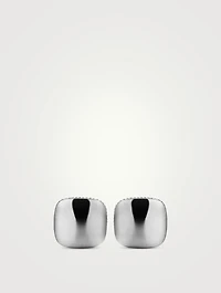 Streamline® Cushion Cufflinks In Sterling Silver, 17mm