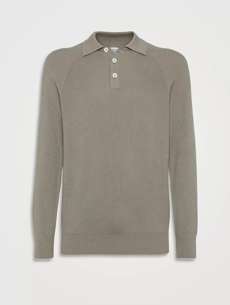 Polo-style Sweater