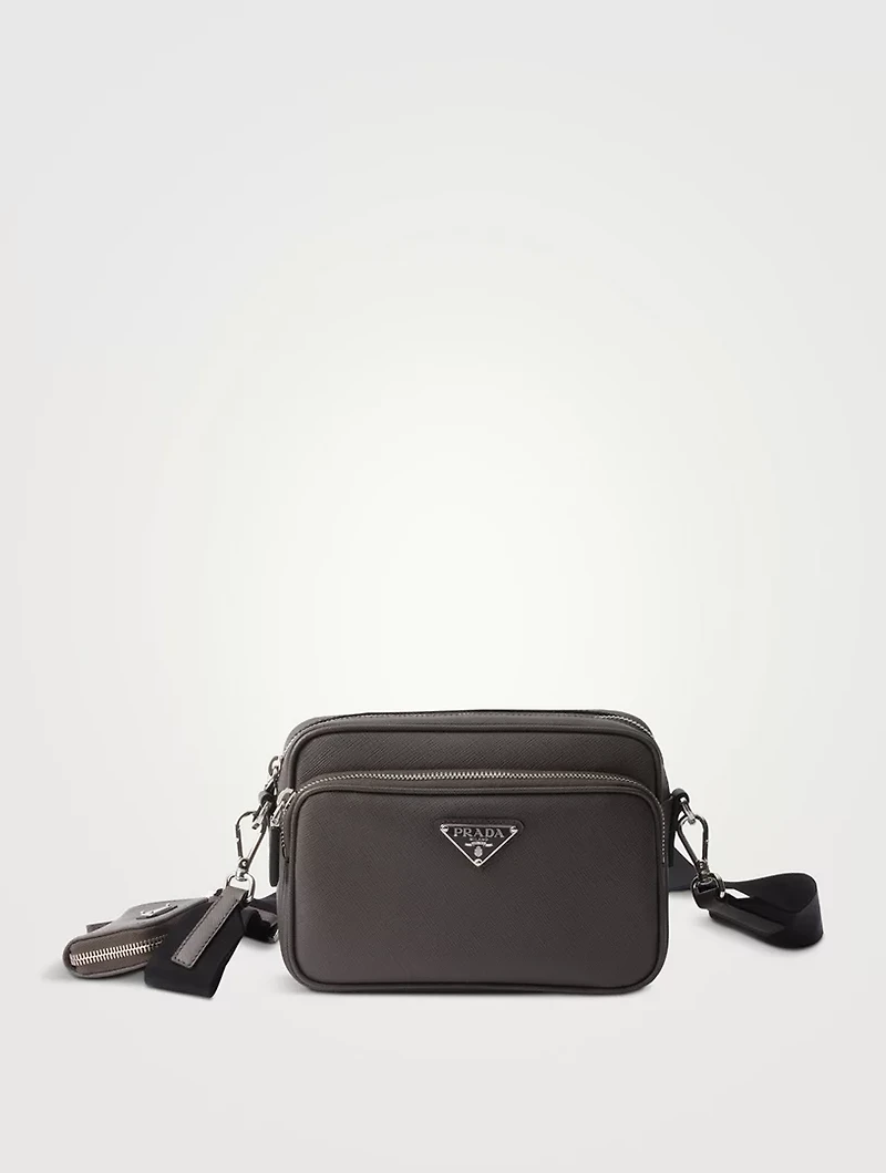 Saffiano Leather Shoulder Bag