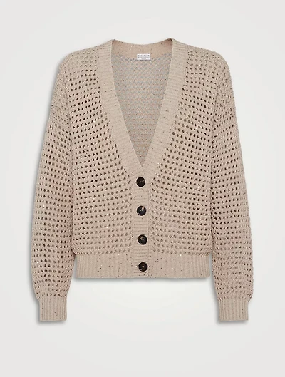 Dazzling Net Cardigan