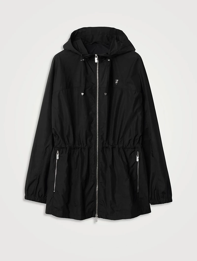 Short Nylon Cotton Parka