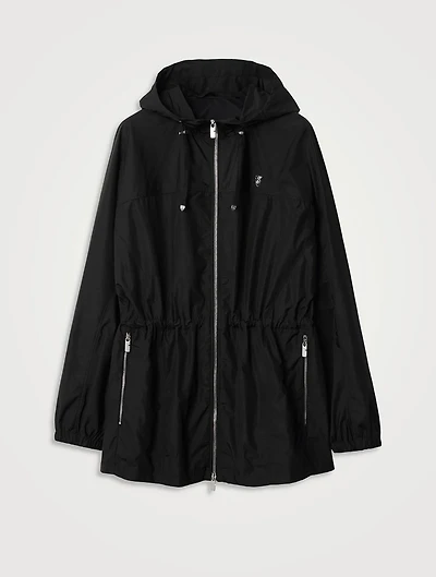 Short Nylon Cotton Parka