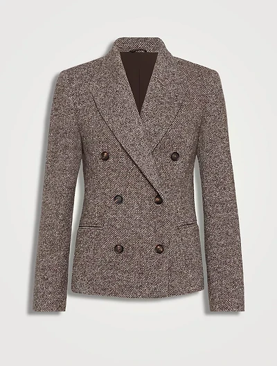 Mélange Diagonal Blazer