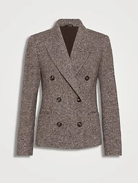 Mélange Diagonal Blazer