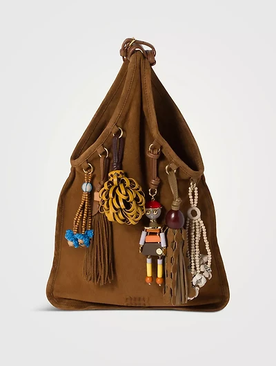 Suede Bag With Trick