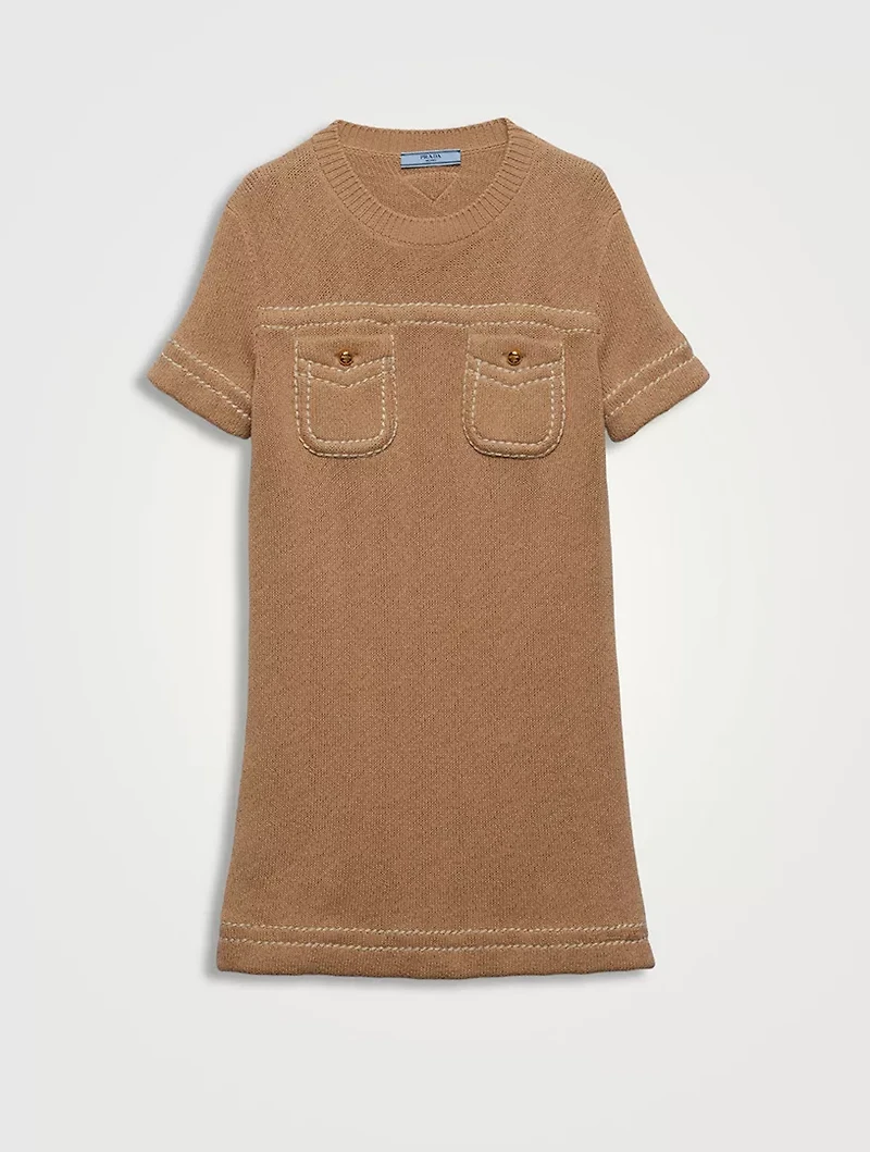 Cotton Crew-neck Dress