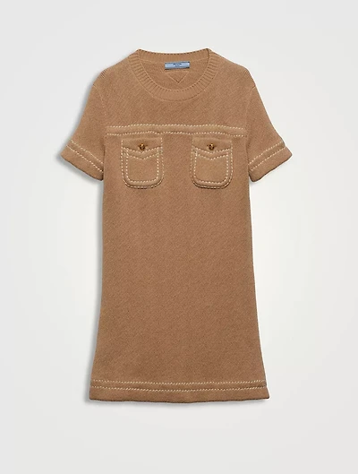 Cotton Crew-neck Dress