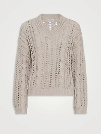 Jute And Cotton Sweater
