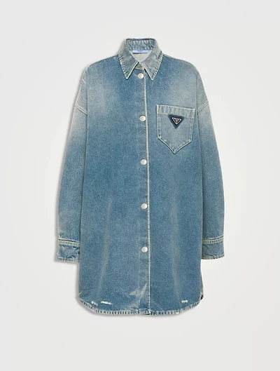 Oversized Organic Denim Shirt