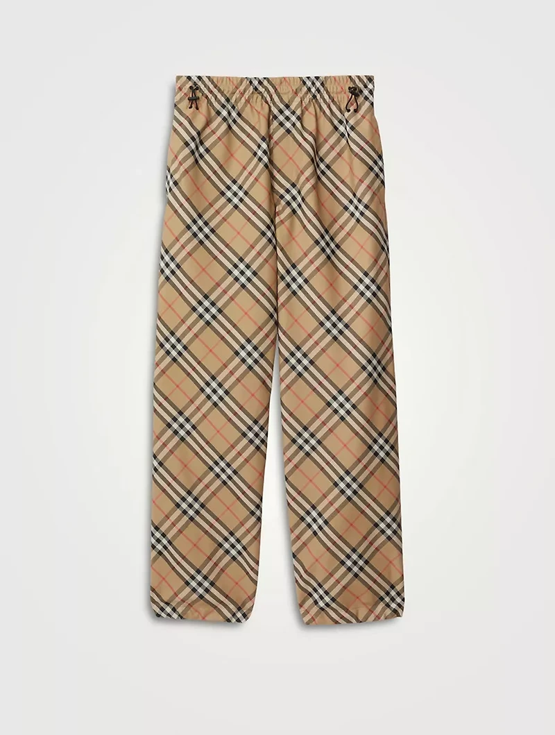 Check Twill Trousers