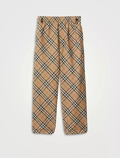 Check Twill Trousers