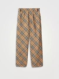 Check Twill Trousers