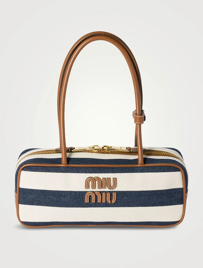 Beau Canvas And Leather Bag