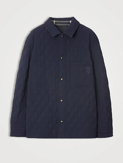 Reversible Quilted Nylon Overshirt
