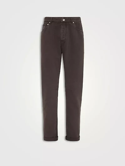 Garment-dyed Trousers