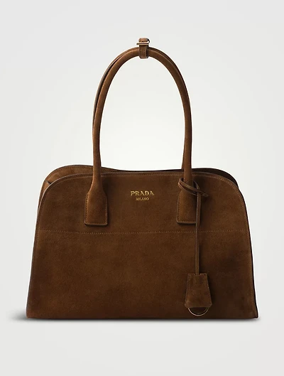 Medium Suede Tote Bag