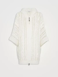 Cable & Mesh Cardigan