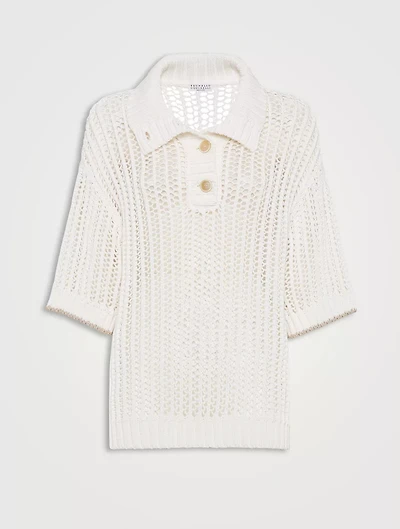 Polo-style Sweater