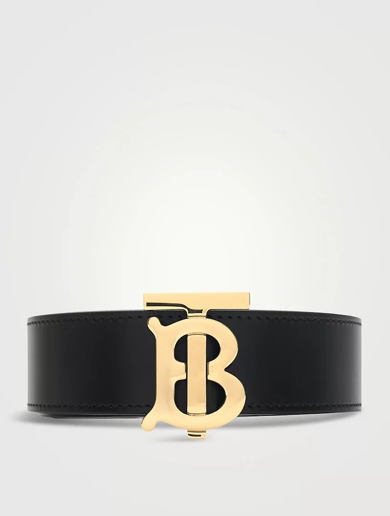 Leather Reversible Tb Belt
