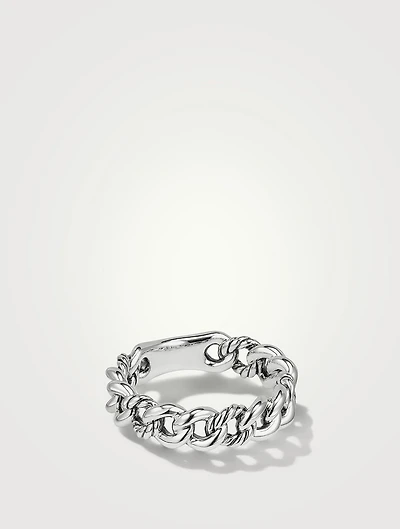 Belmont® Curb Link Band Ring Sterling Silver