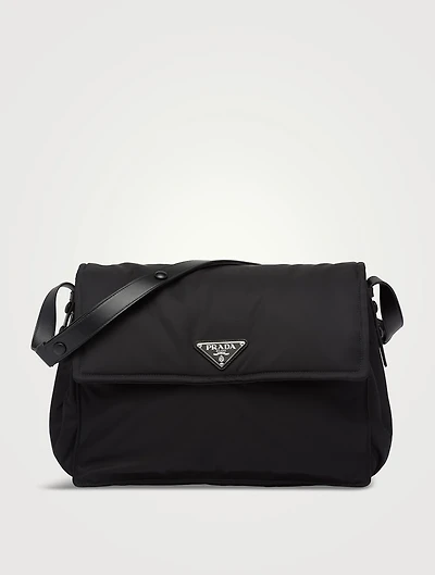Re-nylon Large Padded Shoulder Bag